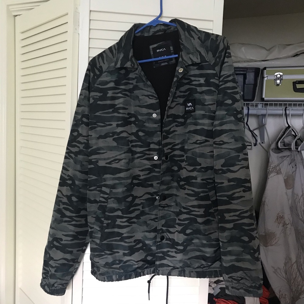 RVCA Camo Windbreaker Jacket